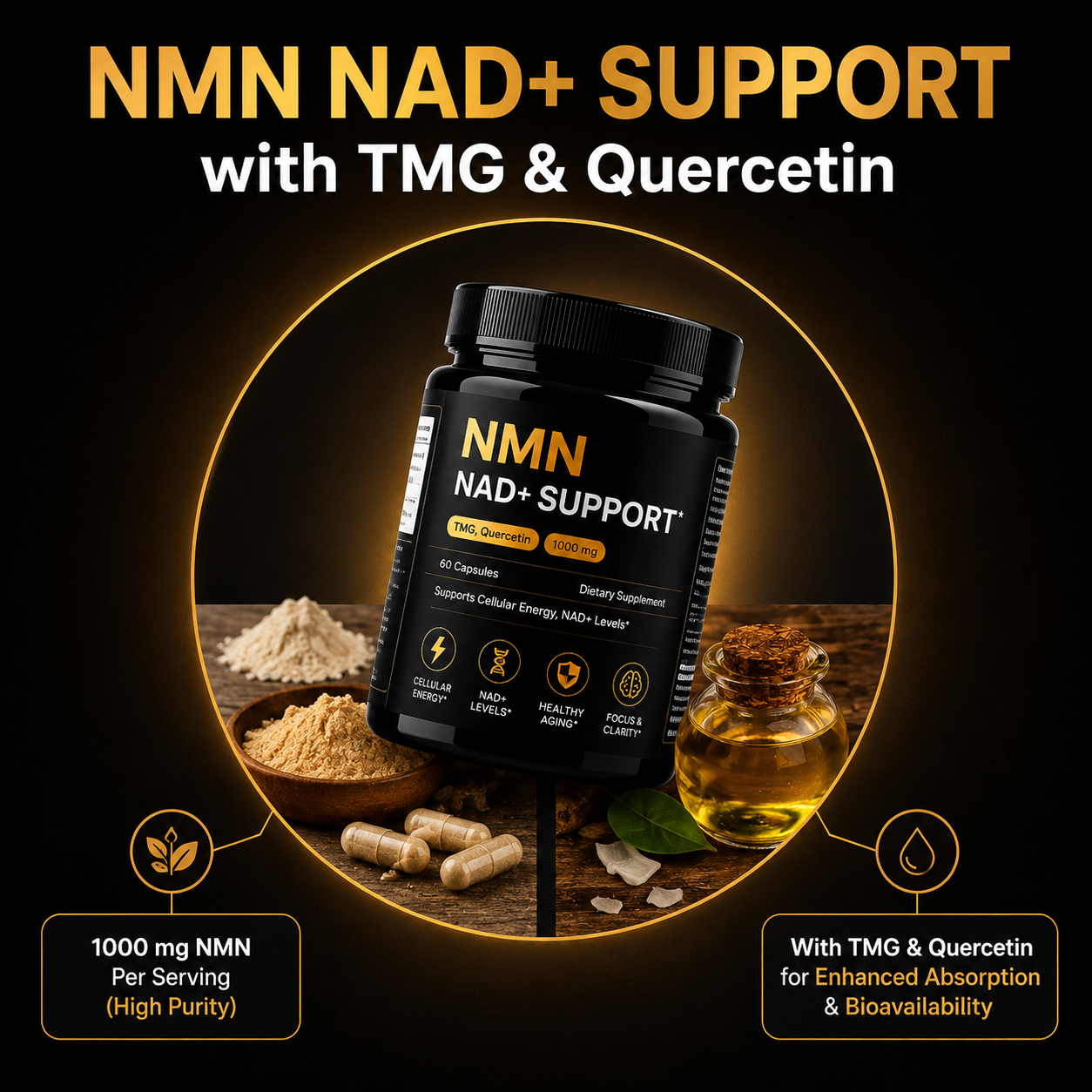 Helix NMN + NAD+ Support | 1000 mg