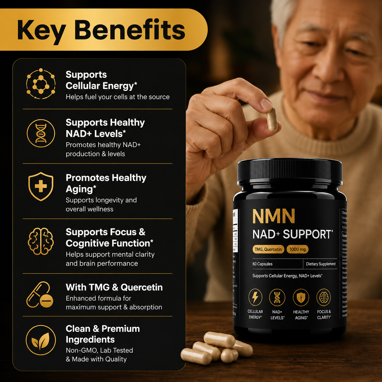 Helix NMN + NAD+ Support | 1000 mg